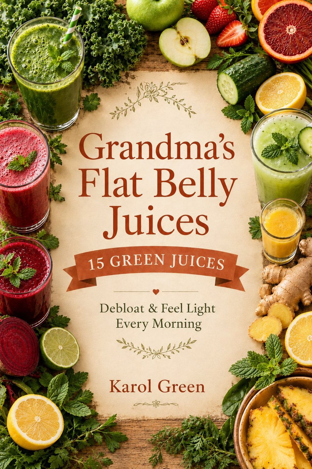 Cover of Grandma's Flat Belly Juices