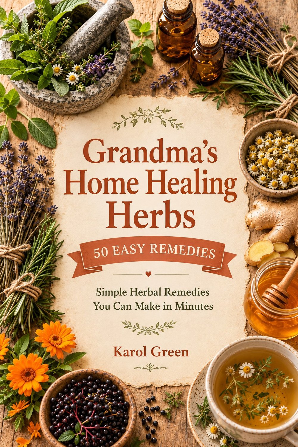 Cover of Grandma's Home Healing Herbs
